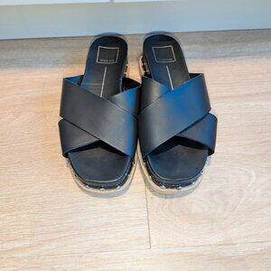 Dolce Vita Gracy Platform Sandal black Studded Slide